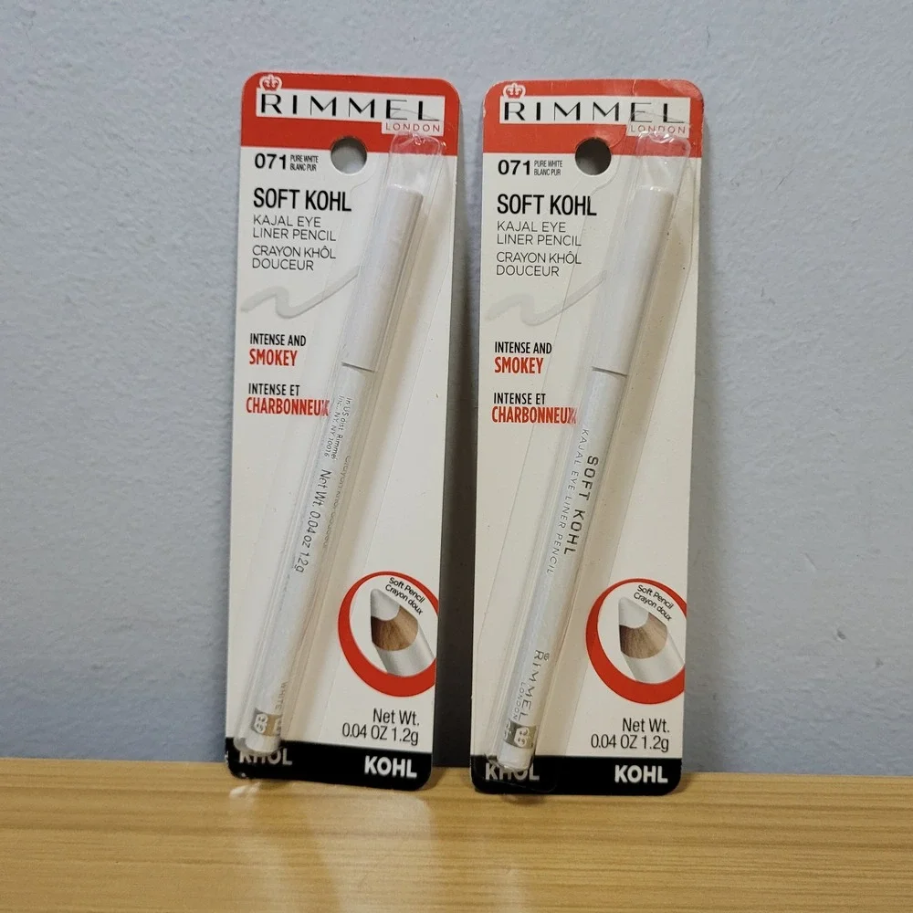 RIMMEL LONDON Soft Kohl Kajal Eye Liner Pencil Pure White Boxed
